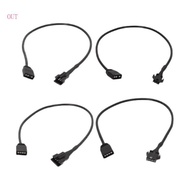 2pcs ARGB Extension Cable For DEEPCOOL/Lian Li ARGB Connectors Adapter Cable