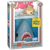 FUNKO POP! VHS Covers No 21 Jaws Movie Great White Shark Figure With Swimmer