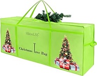 6Ft Christmas Tree Storage Bag, 7 Ft Christmas Tree Bag Fits Up to 9 Foot Holiday Xmas Disassembled Trees 6 Reinforced Handles &amp; Dual Zippers, Anti-Dust, Anti-Moisture &amp; Waterproof Oxford Fabric Green