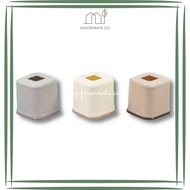 Rattan Motif Tissue Box / Rattan High Faceted Tissue Box TBT 086