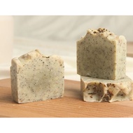 (READY STOCK) Wormwood Handmade Cold-pressed Facial Soap for face &amp; body/ free soap net!