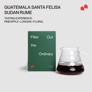 FILTER ROAST / Guatemala Santa Felisa Sudan Rume  200G  咖啡豆 Coffee Bean | 103 COFFEE