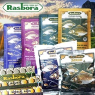 UMPAN IKAN MAS RASBORA JASUKE DAN SPESIAL AMIS kemasan 65g atau 150gr