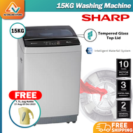 SHARP 15kg Fully Auto Washing Machine ESX156 Washer Mesin Basuh