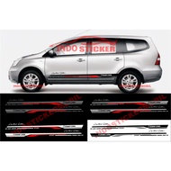 Nissan grand livina Car sticker cutting grand livina Car list sticker