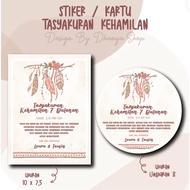 Pregnancy Thanksgiving Stickers 4 Months / 7 Months / Tasyakur 4 Months / Tasyakur 7 Months (Part 2)