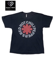 เสื้อยืดวินเทจ Red Hot Chili Peppers สีดำเฟด ของแท้ 100%‼️