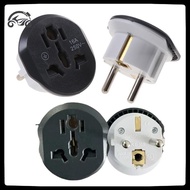 [8C11] 16A Universal EU Travel Adapter Euro Converter UK US AU to EU AC Soet Plug [8C]