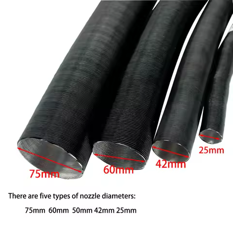 25mm 42mm 50mm 60mm 75mm Diameter 50-300cm Length Air Diesel Parking Heater Duct Pipe Tube Hose For 