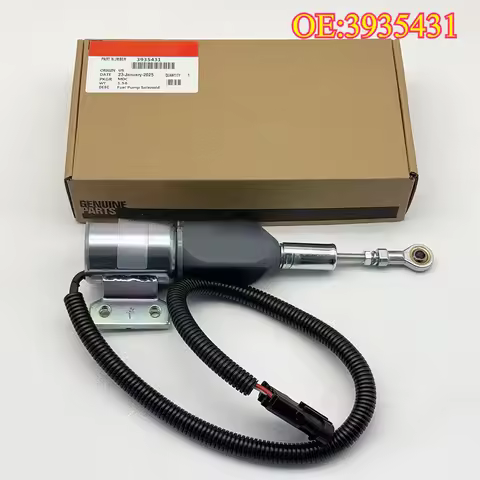 High quality New For 3935431 Fuel Shut Off Solenoid for Cummins Engine 4BT 5.9L,6BT 5.9L Hyundai R13