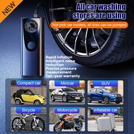 【Quick inflation/portable】Portable high-power car air pump/Electric Air Compressor Inflator/Car Bicycle Wireless Air Pump