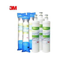 3M SQC Front PP Filter 3RS-F001-5+Resin Soft Water 3RF-F001-5 [6 In Group]
