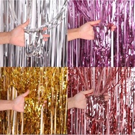 Colorful Birthday Rain Decoration Wedding Party Curtain Party Decoration Rain Curtain balloon letter