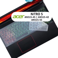 For Acer Nitro 5 AN515-45 AN515-55 43 51 51EZ 51BY 791P 15.6 Inch Full Range Laptop Silicone Case Clear Protective Leather Keyboard Cover [CAN]