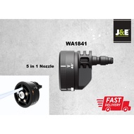J&E WORX WA1841 5-in-1 Multifunctional Nozzle for WG629E WG630E WU629 WU630 Hydroshot Cleaning ToolS