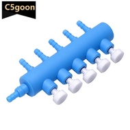 C5GOON Aquarium Air Pump Hose Splitter with Adjustment Valve Fish Tank Oxygenn Pump Tube Splitter Di