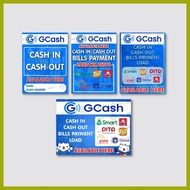 ◪ ✯ ⚖ GCash Cash In Cash Out and Load Tindahan Business Tarpaulin Signage