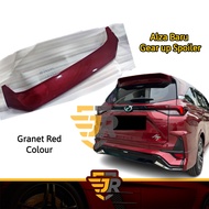 JR Custom Made PU Rear Ducktail Spoiler Alza 2022 Gear Up Itik Spoiler Car Accessories Bodykit Exter