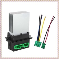 (ZFVI) Blower Motor Heater Fan Resistor+Connector/Wire Blower Resistance for Tiida Livina 27150ED70A