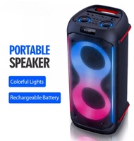 Portable Bluetooth Speaker with Deep Bass and LED Light Show, Bestseller Heavy Sound Audio Box, Outd