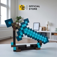 Minecraft Diamond Sword, Netherite Sword, Wooden Pixelated, 8 Bit Decor, Retro Gaming