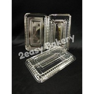 Kuih Container OPS H2 / Disposable Plastic Clear Bakery Container (100pcs±)