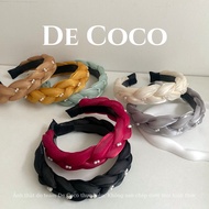 De Coco Nomi satin silk women's hairband for Tet