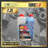EUROPOWER 2-Cycle 2T Oil Tcw3 2 Stroke Oil 500ML  1.2L  5L - SUITABLE FOR CHAINSAW  BRUSH CUTTER BLO