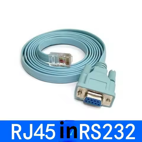 For Cisco Console Cable RJ45 Cat5 Ethernet to Rs232 DB9 COM Port Serial Female Routers Network Adapt