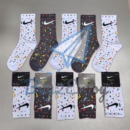 Stokin Nike Elite Fashion Running Sneakers Sport Socks Panjang Men Women Cotton Sock Stoking Stockin
