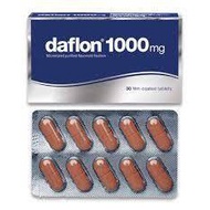 Daflon 1000mg Micronized purified flavonoid fraction 10's / 30's (Exp12/27) daflon 1000mg 10's DAFLO