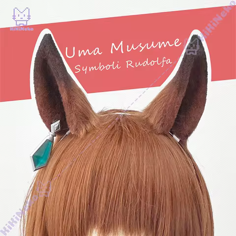 Game Uma Musume Pretty Derby Symboli Rudolf Cosplay Headwear Symboli Rudolf Ears For Comicon Party A