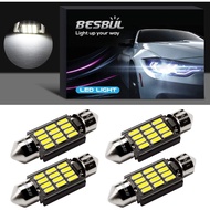 6418 LED Bulb, 12844 LED Bulb Super Bright 36mm Festoon For License Plate, Glove Box, Trunk, Dome an