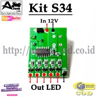 Kit modul Strobo 5Channel - Kit Modul S34 - Modul Strobo Running 5Channel Combinasi