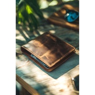 Handcrafted Genuine Leather Wallet - Genuine Leather Wallet for men/women