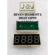 CLOCK LED SEVEN SEGMENTS 7 segments Yellow 4 DIGIT COMMON ANODE