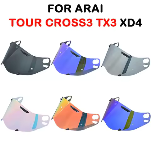 Helmet Visor For ARAI TOUR CROSS3 TX3 XD4 Motorcycle Helmets Vision Lens Case For CROSS3 Helmet Lens