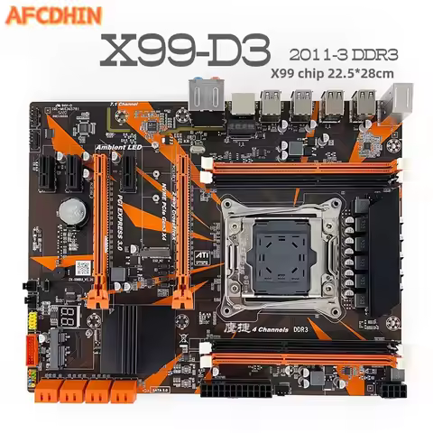 X99-D3 2011-v3 main board supports desktop server DDR3 E5-2678V3