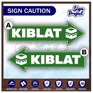 Qibla Direction Sticker | Prayer Direction Indicator Sticker | Right Kiri | VINYL STICKER OF THE DIR