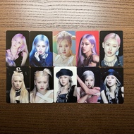 5 SET BLACKPINK PHOTOCARD PC OFFICIAL ORIGINAL YG ENTERTAINMENT BLACK PINK EXHIBITION FLIMTY PINK JE