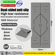 【3 layer thickening】TPE yoga mat Anti sweat and anti slip yoga mat anti slip yoga mat thick mat yoga