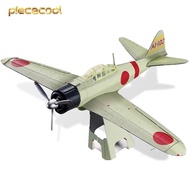 Piececool Metal 3D Model Assembly Toy MITSUBISHI A6M ZERO HP234-RS Fighter
