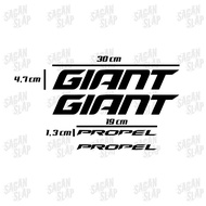 GIANT PROPEL Bicycle Frame Decal Sticker