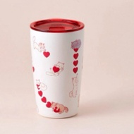 Starbucks Miir cats playing with hearts stainless steel tumbler