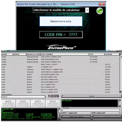 2020 IMMO Pin Code Calculator V1.3.9 for Psa Opel Fiat Vag Unlocked with IMMO SERVICE TOOL V1.2 PIN 