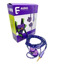 旺角門市發售 [原裝行貨] E AUDIO x 新世紀福音戰士 EVA EARPHONE 001 / Evening Star E AUDIO EVA EARPHONE 001 三單元入耳式耳機 / 