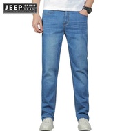 JEEP SPIRIT 1941 ESTD Jeep jeans summer new men's loose straight tube casual long