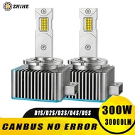D1S LED Headlight D3S Canbus Bulb 30 CSP D4S D5S D2S D8S LED 300000LM 300W Car Bulb Super Bright D1R