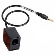 ♙۩ Female RJ9 to 3.5mm Adapter - Use an RJ9 headset with a 3.5mm Samertphone jack convert RJ9 plug headset to mobile phone 3.5mm