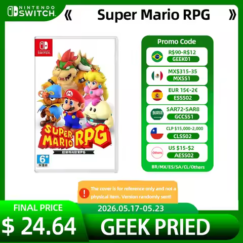 Nintendo Switch Game Deals - Super Mario RPG - Games Physical Cartridge Card Support TV Tabletop Han